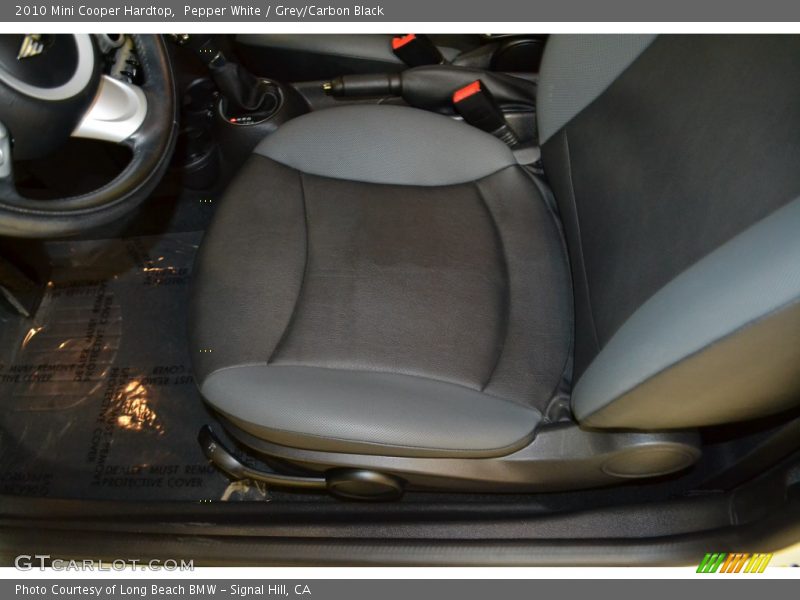 Pepper White / Grey/Carbon Black 2010 Mini Cooper Hardtop