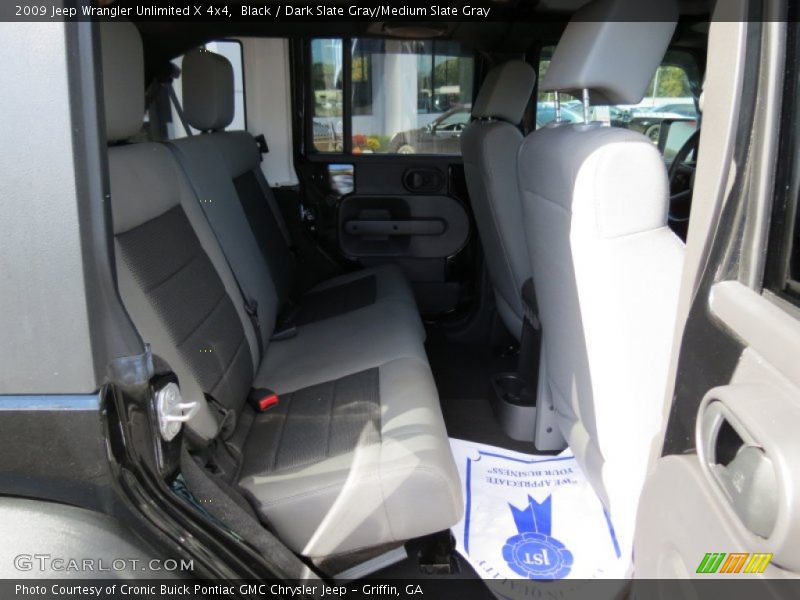 Black / Dark Slate Gray/Medium Slate Gray 2009 Jeep Wrangler Unlimited X 4x4