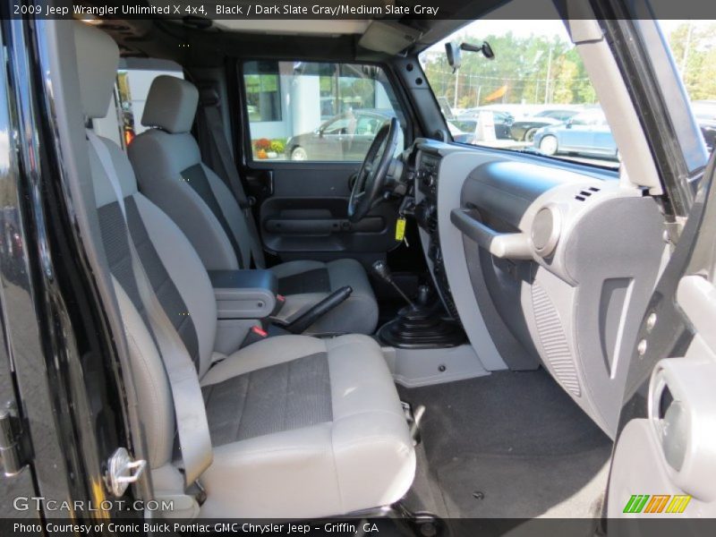 Front Seat of 2009 Wrangler Unlimited X 4x4
