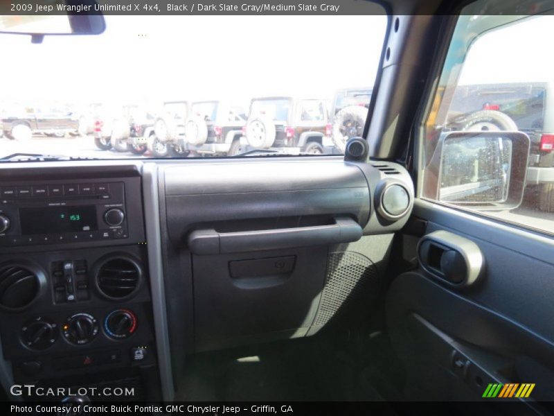 Black / Dark Slate Gray/Medium Slate Gray 2009 Jeep Wrangler Unlimited X 4x4