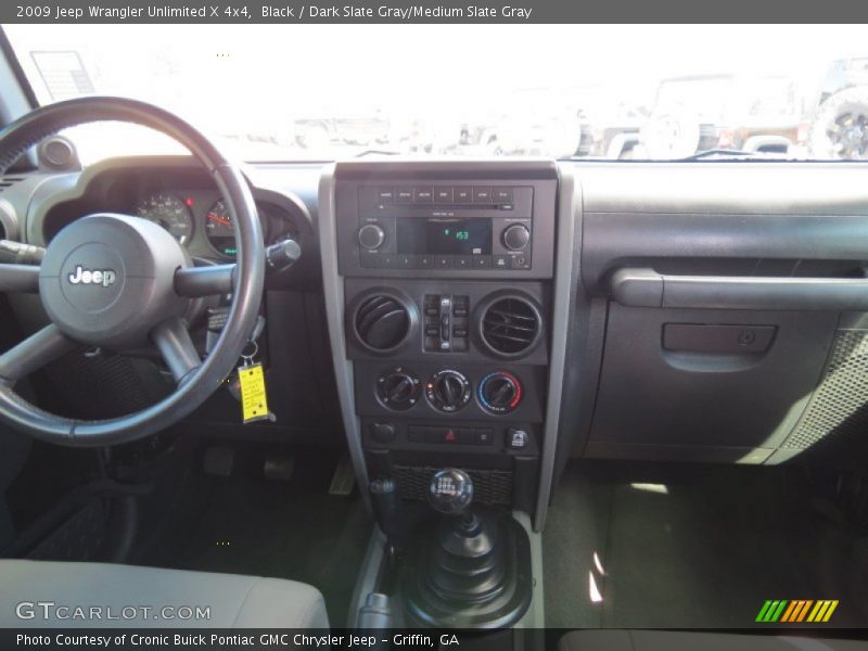 Black / Dark Slate Gray/Medium Slate Gray 2009 Jeep Wrangler Unlimited X 4x4