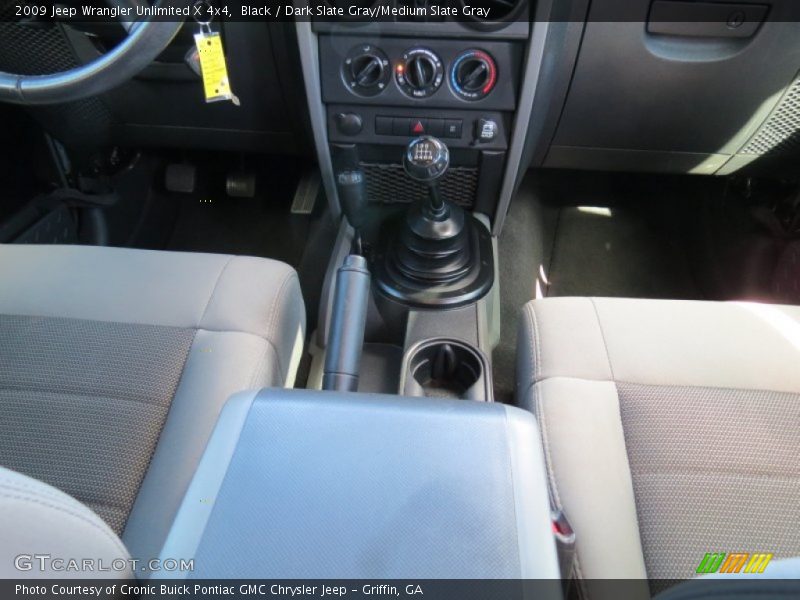 Black / Dark Slate Gray/Medium Slate Gray 2009 Jeep Wrangler Unlimited X 4x4