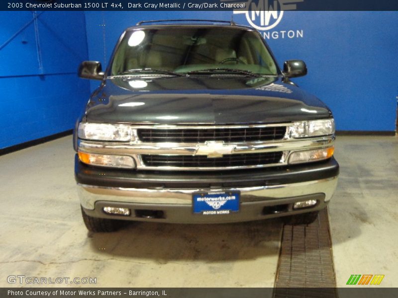 Dark Gray Metallic / Gray/Dark Charcoal 2003 Chevrolet Suburban 1500 LT 4x4