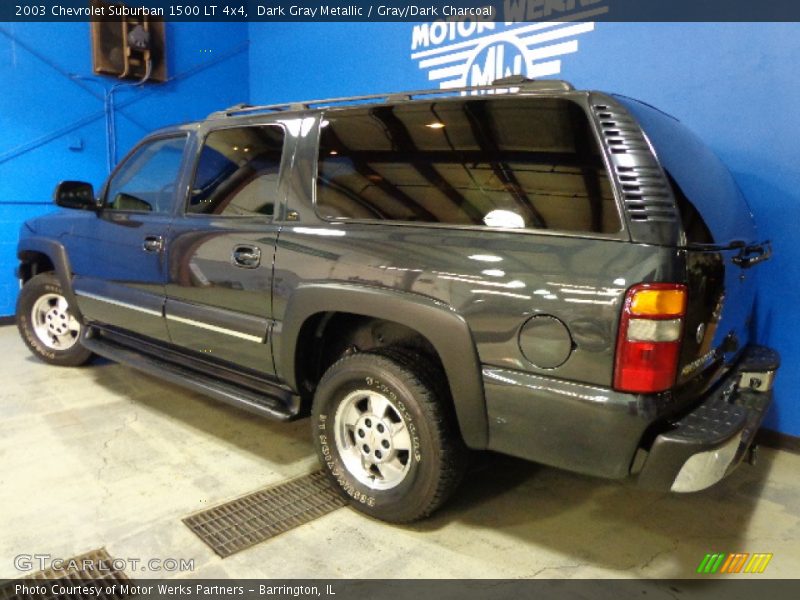 Dark Gray Metallic / Gray/Dark Charcoal 2003 Chevrolet Suburban 1500 LT 4x4