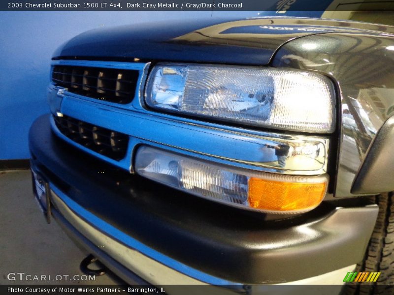 Dark Gray Metallic / Gray/Dark Charcoal 2003 Chevrolet Suburban 1500 LT 4x4