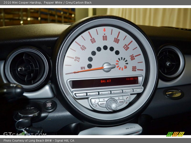 Pepper White / Grey/Carbon Black 2010 Mini Cooper Hardtop