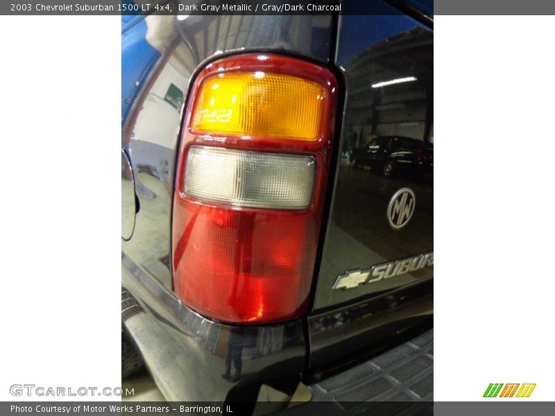 Dark Gray Metallic / Gray/Dark Charcoal 2003 Chevrolet Suburban 1500 LT 4x4