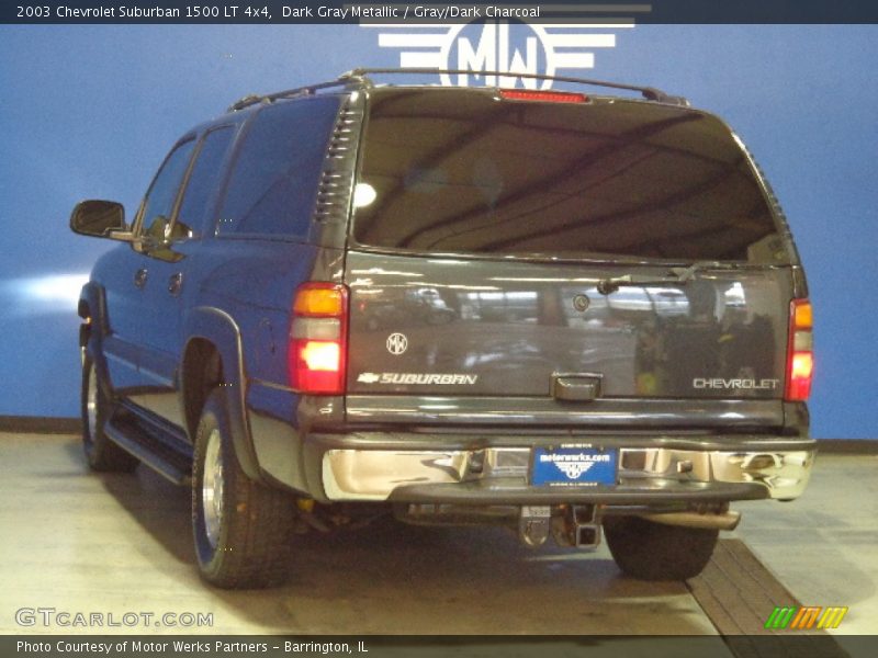 Dark Gray Metallic / Gray/Dark Charcoal 2003 Chevrolet Suburban 1500 LT 4x4