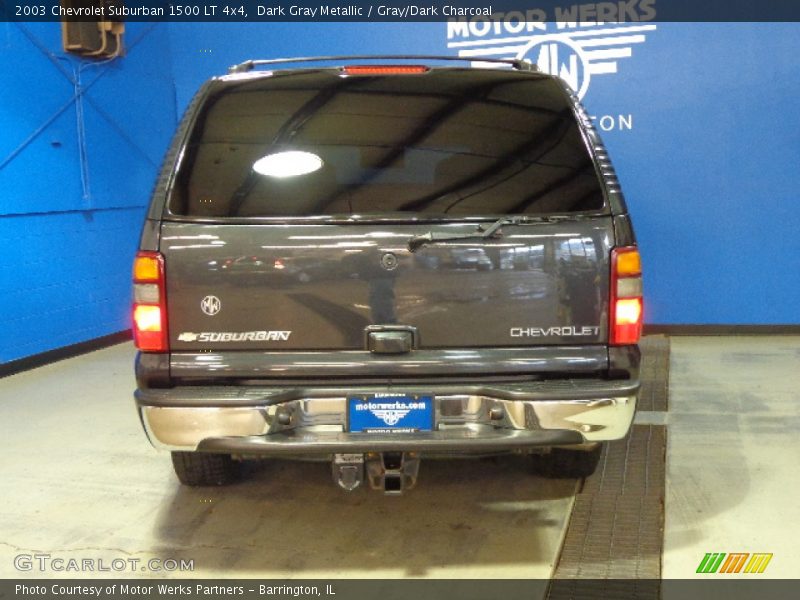 Dark Gray Metallic / Gray/Dark Charcoal 2003 Chevrolet Suburban 1500 LT 4x4