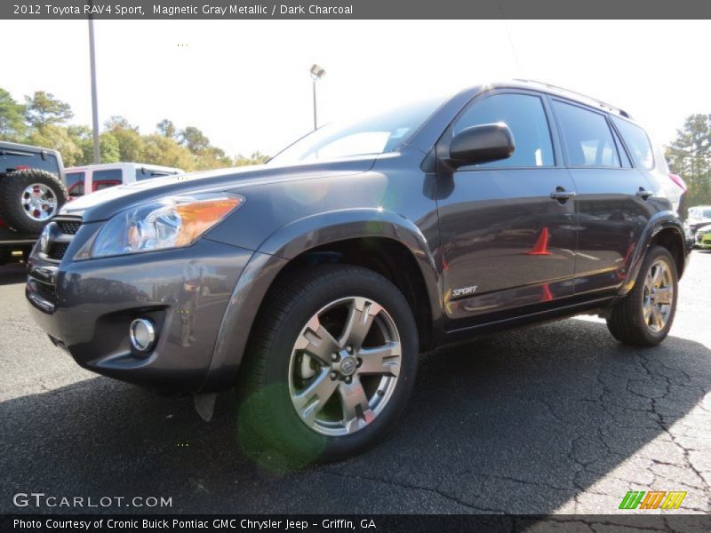 Magnetic Gray Metallic / Dark Charcoal 2012 Toyota RAV4 Sport