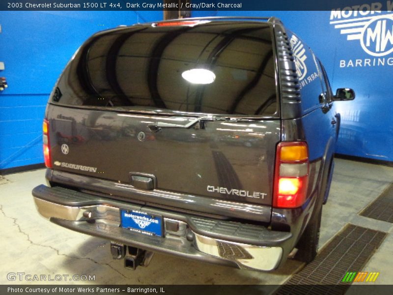 Dark Gray Metallic / Gray/Dark Charcoal 2003 Chevrolet Suburban 1500 LT 4x4