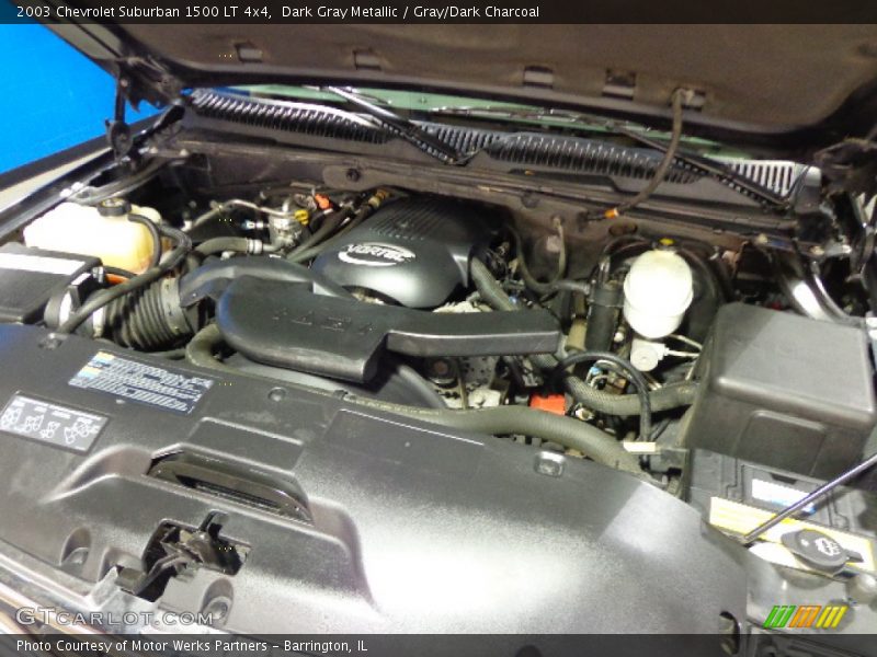 Dark Gray Metallic / Gray/Dark Charcoal 2003 Chevrolet Suburban 1500 LT 4x4