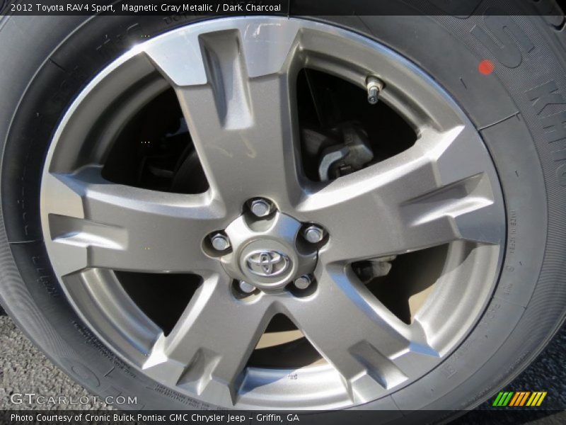 Magnetic Gray Metallic / Dark Charcoal 2012 Toyota RAV4 Sport