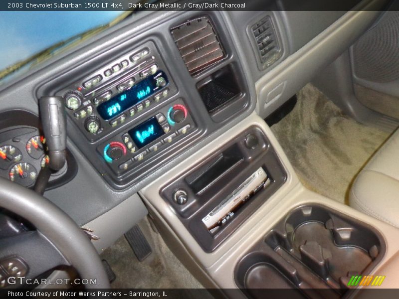 Dark Gray Metallic / Gray/Dark Charcoal 2003 Chevrolet Suburban 1500 LT 4x4