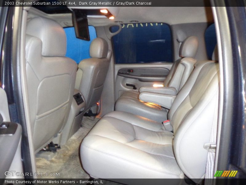 Dark Gray Metallic / Gray/Dark Charcoal 2003 Chevrolet Suburban 1500 LT 4x4