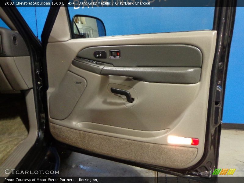 Dark Gray Metallic / Gray/Dark Charcoal 2003 Chevrolet Suburban 1500 LT 4x4