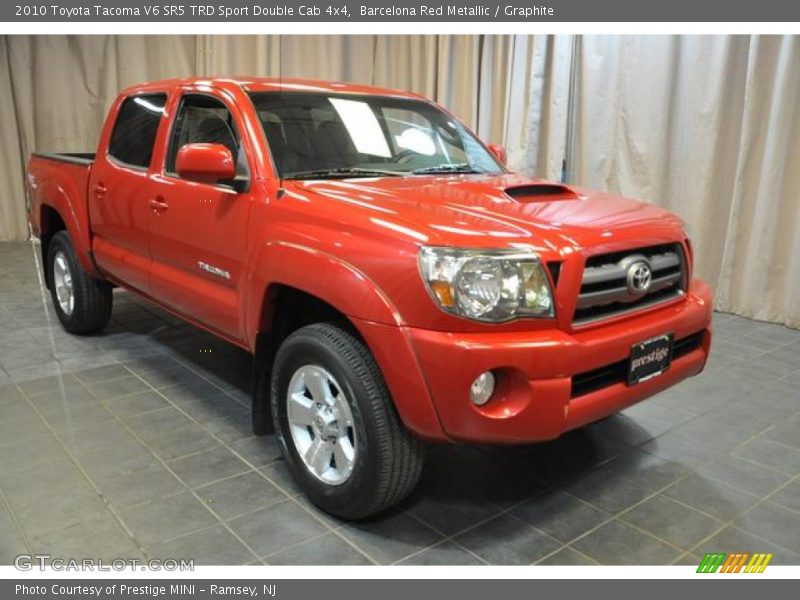 Barcelona Red Metallic / Graphite 2010 Toyota Tacoma V6 SR5 TRD Sport Double Cab 4x4