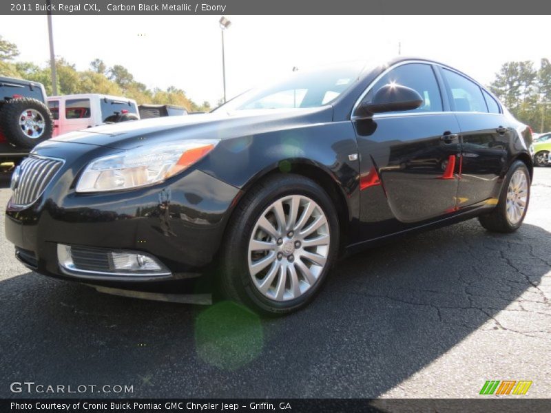 Carbon Black Metallic / Ebony 2011 Buick Regal CXL