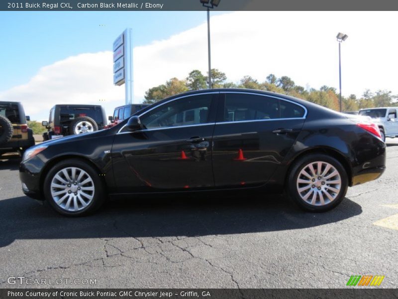 Carbon Black Metallic / Ebony 2011 Buick Regal CXL