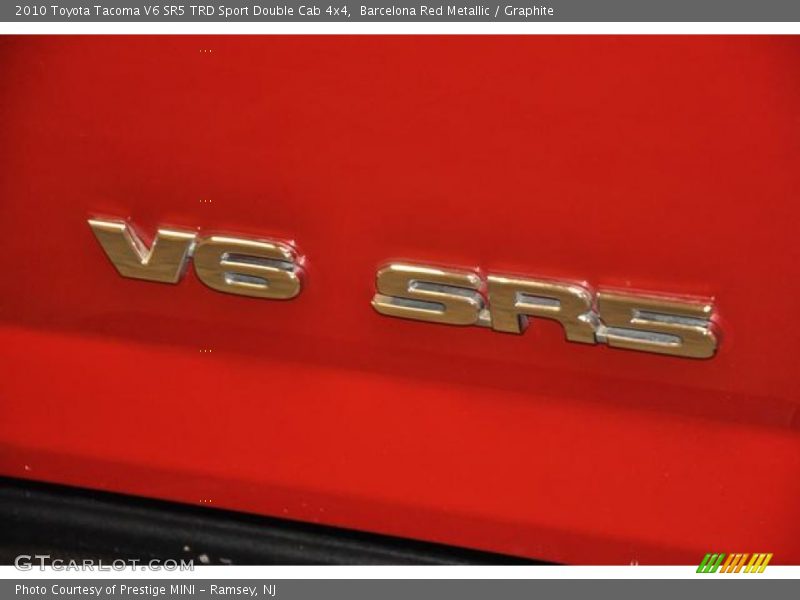 Barcelona Red Metallic / Graphite 2010 Toyota Tacoma V6 SR5 TRD Sport Double Cab 4x4