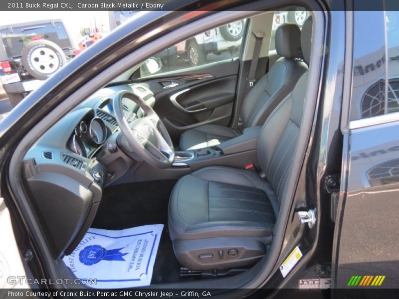 Carbon Black Metallic / Ebony 2011 Buick Regal CXL