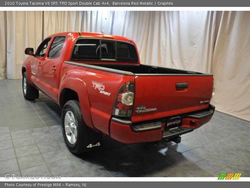 Barcelona Red Metallic / Graphite 2010 Toyota Tacoma V6 SR5 TRD Sport Double Cab 4x4