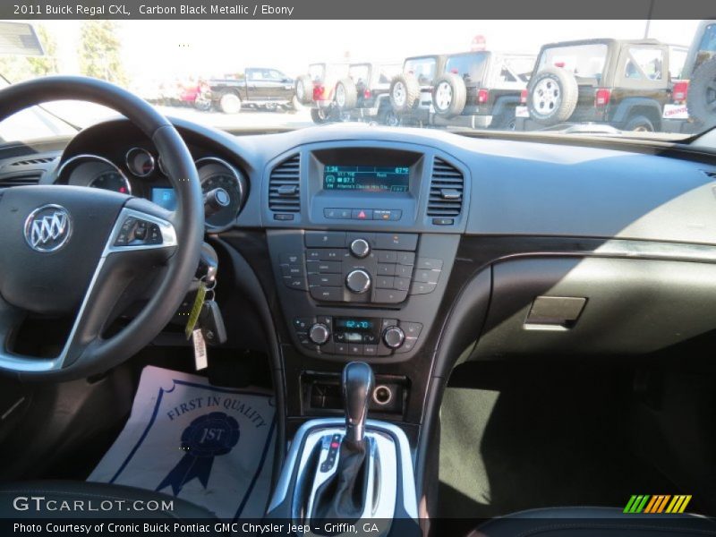 Carbon Black Metallic / Ebony 2011 Buick Regal CXL