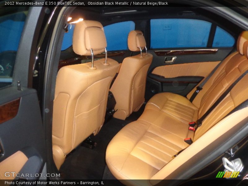 Obsidian Black Metallic / Natural Beige/Black 2012 Mercedes-Benz E 350 BlueTEC Sedan