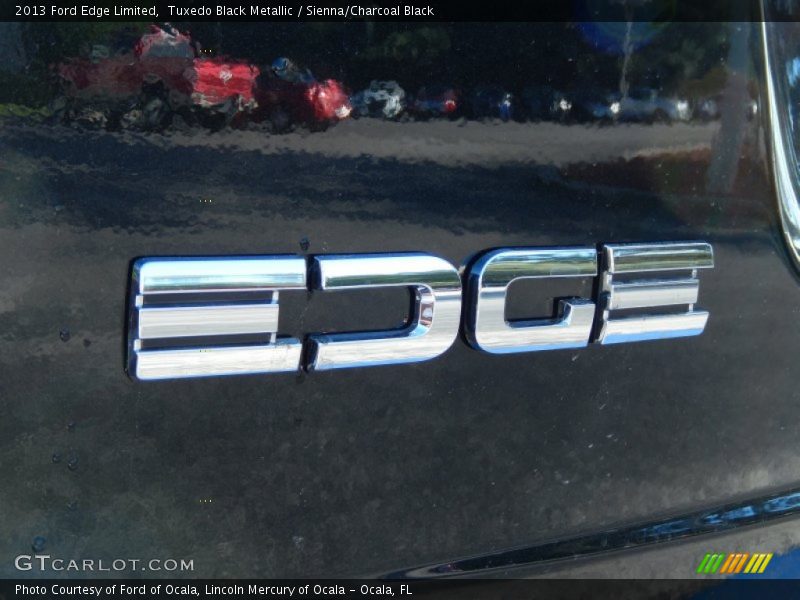 Tuxedo Black Metallic / Sienna/Charcoal Black 2013 Ford Edge Limited