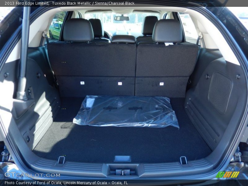 Tuxedo Black Metallic / Sienna/Charcoal Black 2013 Ford Edge Limited
