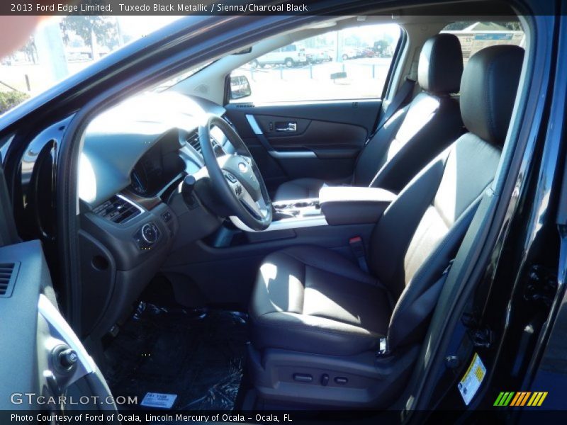 Tuxedo Black Metallic / Sienna/Charcoal Black 2013 Ford Edge Limited