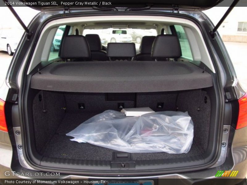 Pepper Gray Metallic / Black 2014 Volkswagen Tiguan SEL