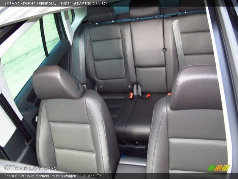 Pepper Gray Metallic / Black 2014 Volkswagen Tiguan SEL