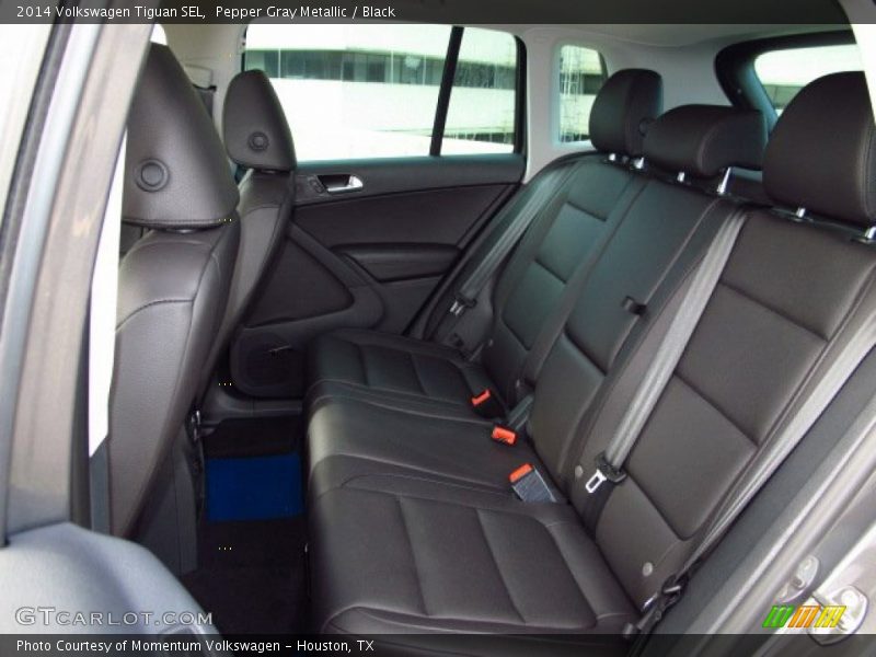 Pepper Gray Metallic / Black 2014 Volkswagen Tiguan SEL