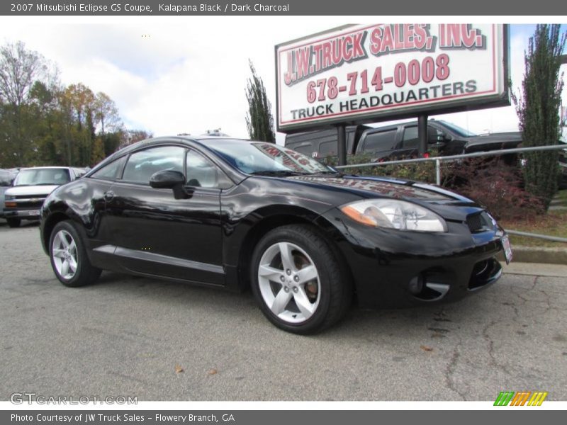 Kalapana Black / Dark Charcoal 2007 Mitsubishi Eclipse GS Coupe