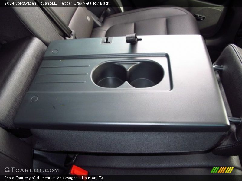 Pepper Gray Metallic / Black 2014 Volkswagen Tiguan SEL