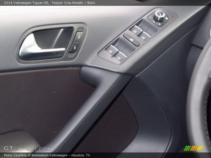 Pepper Gray Metallic / Black 2014 Volkswagen Tiguan SEL