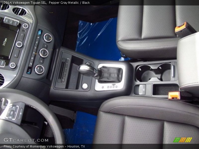 Pepper Gray Metallic / Black 2014 Volkswagen Tiguan SEL