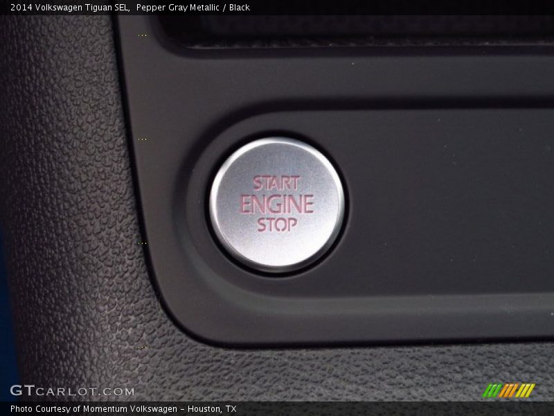 Pepper Gray Metallic / Black 2014 Volkswagen Tiguan SEL