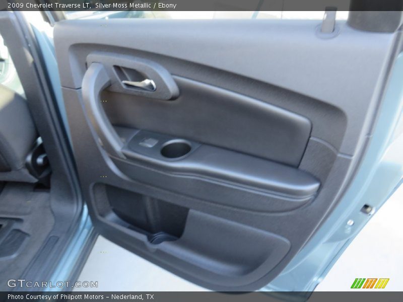 Silver Moss Metallic / Ebony 2009 Chevrolet Traverse LT