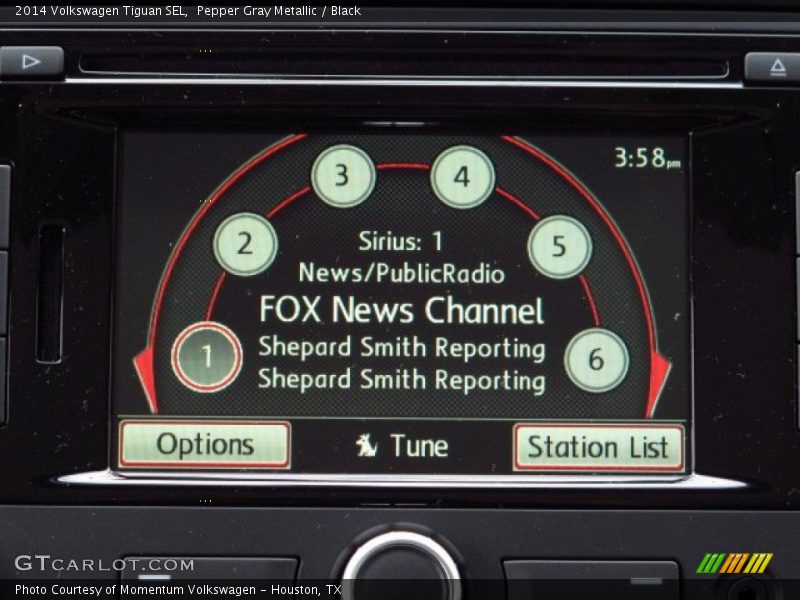 Pepper Gray Metallic / Black 2014 Volkswagen Tiguan SEL