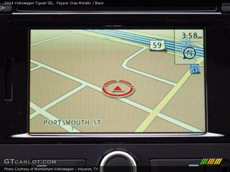 Pepper Gray Metallic / Black 2014 Volkswagen Tiguan SEL