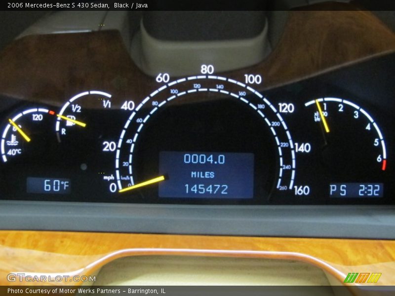 Black / Java 2006 Mercedes-Benz S 430 Sedan
