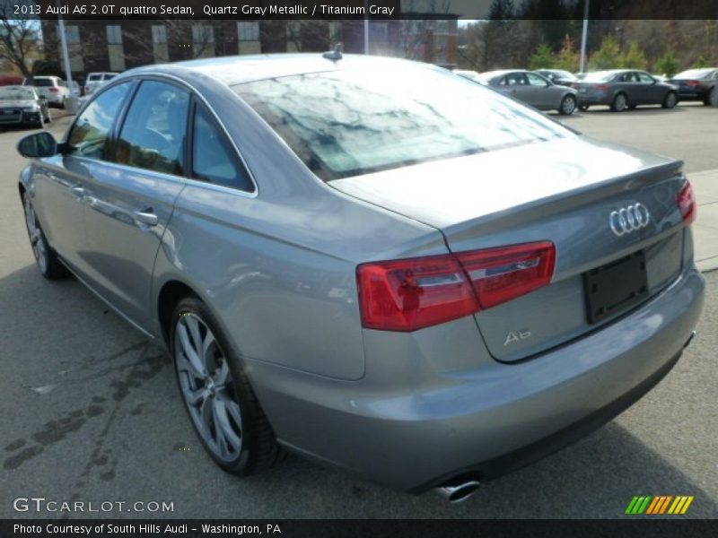 Quartz Gray Metallic / Titanium Gray 2013 Audi A6 2.0T quattro Sedan