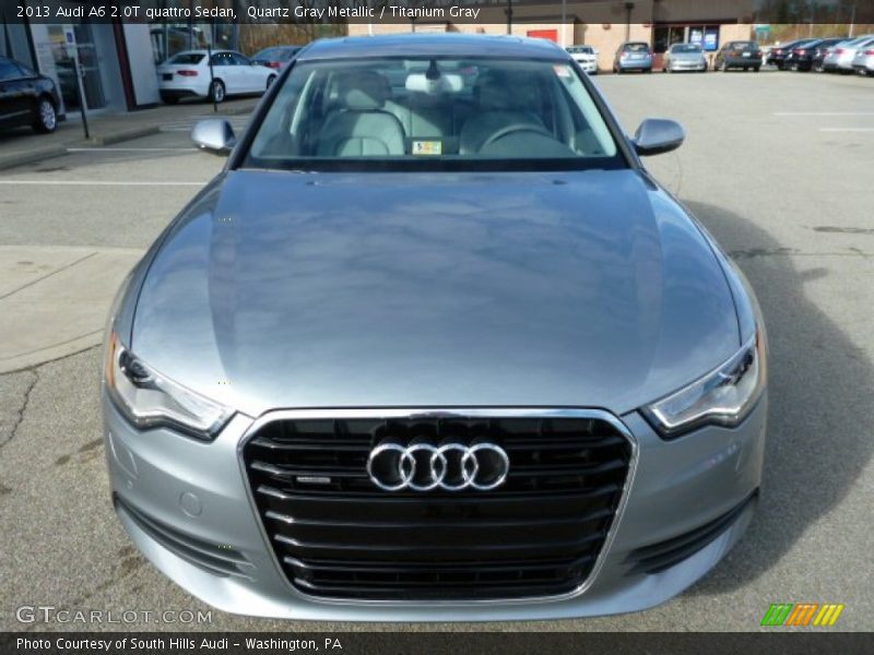 Quartz Gray Metallic / Titanium Gray 2013 Audi A6 2.0T quattro Sedan