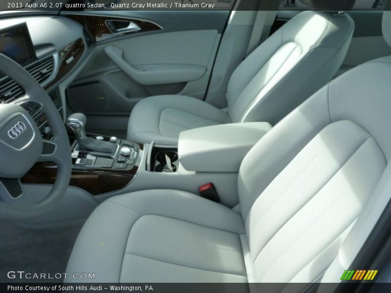 Quartz Gray Metallic / Titanium Gray 2013 Audi A6 2.0T quattro Sedan