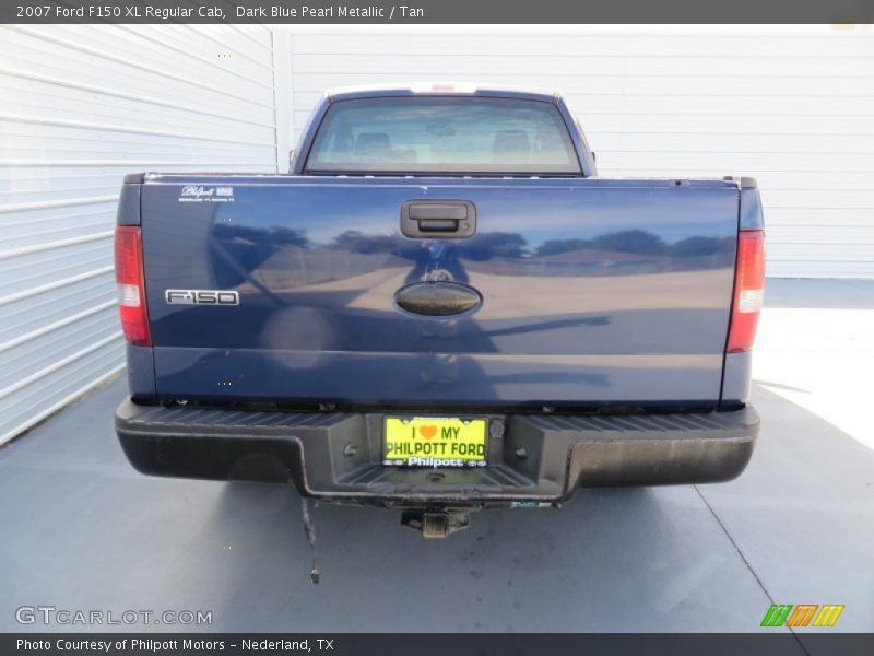 Dark Blue Pearl Metallic / Tan 2007 Ford F150 XL Regular Cab