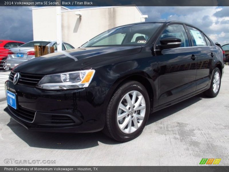 Black / Titan Black 2014 Volkswagen Jetta SE Sedan