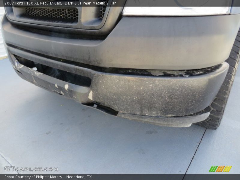 Dark Blue Pearl Metallic / Tan 2007 Ford F150 XL Regular Cab
