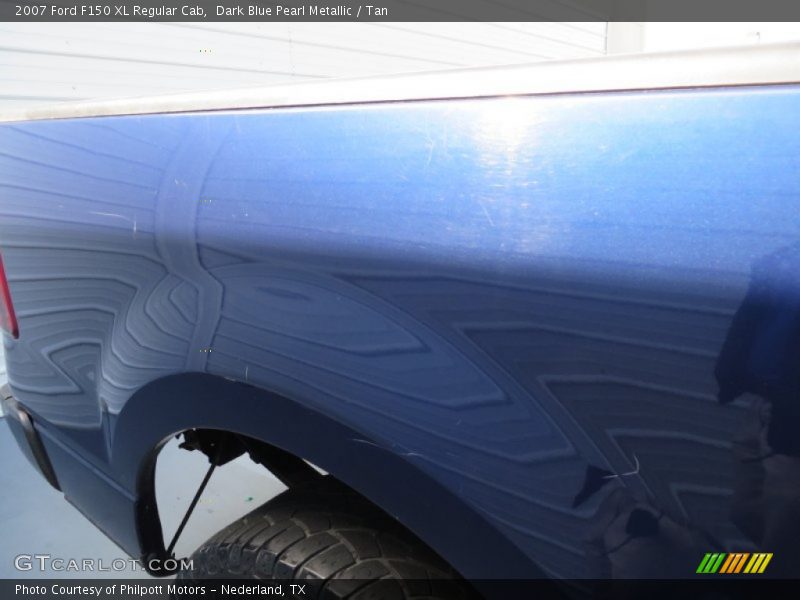 Dark Blue Pearl Metallic / Tan 2007 Ford F150 XL Regular Cab
